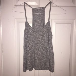 NEW aeo gray crop top